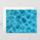 Textur unter Wasser Postkarte (Vorne/Hinten)