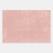Textur Vintag Blush Pink Decoupage Muster Geschenkpapier Set (Vorderseite 2)