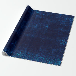 Textur Vintag dunkelblauer Grunge Decoupage Geschenkpapier