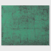 Textur Vintag-grüner Grunge Decoupage Geschenkpapier (Flach)