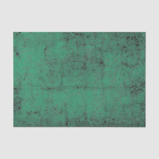 Textur Vintag-grüner Grunge Decoupage Seidenpapier (Vorderseite)