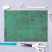 Textur Vintag-grüner Grunge Decoupage Seidenpapier (Handwerk)
