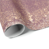 Textur Vintag Maroon Tan Dekoupage Muster Geschenkpapier (Rolleneckpunkt)