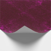 Textur Vintage Dunkelrosa Fuchsien Dekorative Papi Geschenkpapier (Ecke)