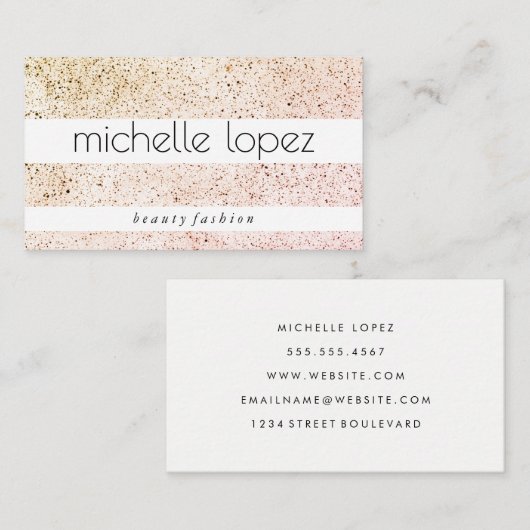 Textur Visitenkarte (Vorne/Hinten)