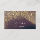 Textur-Visitenkarte für flüssigen Glitzer Visitenkarte (Vorderseite)