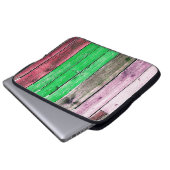 Textur von alten Holzfenceabstract,Hintergründe,br Laptopschutzhülle (Vorne Knopf)