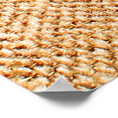Textur von Canvas Poster (Ecke)