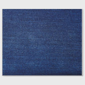 Textur von Denim Jeans Stoff Hintergrund Geschenkpapier (Flach)