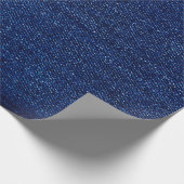 Textur von Denim Jeans Stoff Hintergrund Geschenkpapier (Ecke)