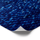 Textur von Denim Jeans Stoff Hintergrund Poster (Ecke)