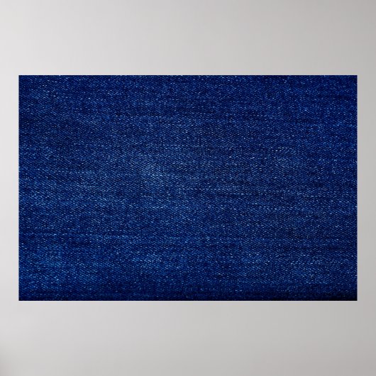 Textur von Denim Jeans Stoff Hintergrund Poster (Vorne)