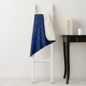 Textur von Denim Jeans Stoff Hintergrund Sherpadecke (Beispiel)