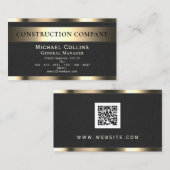 Textur von Imitaten aus Gold und Beton  Visitenkarte (Vorne/Hinten)