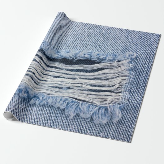 Textur von natürlichem Leinenstoff Geschenkpapier (Ungerollt)