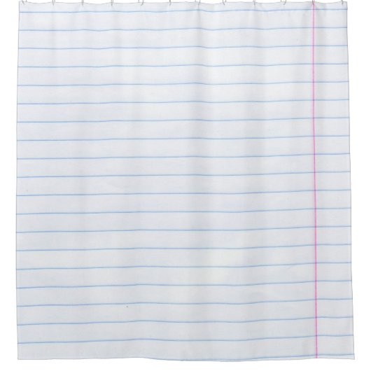 Textur von Notebooks Duschvorhang (Vorderseite)