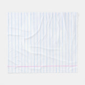 Textur von Notebooks Fleecedecke (Vorderseite (Horizontal))