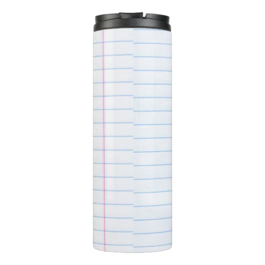 Textur von Notebooks Thermosbecher (Rückseite)