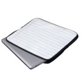 Textur von Papier für Notebooks Laptopschutzhülle (Vorne Knopf)