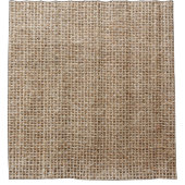 Textur von Rohwäsche Duschvorhang (Vorderseite)