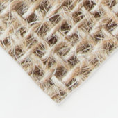 Textur von Rohwäsche Fleecedecke (Ecke)
