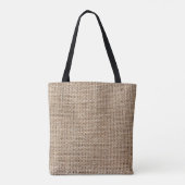 Textur von Rohwäsche Tasche (Rückseite)