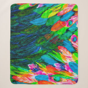 Textur von Seidengewebe. Hintergrund. Bunte Fee Sherpadecke