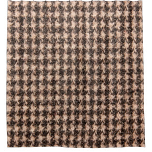 Textur von Tartan Design Tuch. Duschvorhang