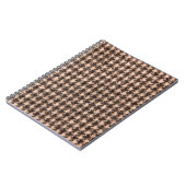 Textur von Tartan Design Tuch. Notizblock (Linke Seite)