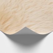 Textur von Ziegenhaaren Geschenkpapier (Ecke)