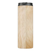 Textur von Ziegenhaaren Thermosbecher (Rückseite)