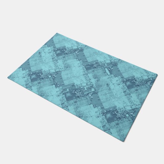 Textur, Wasser und Eis. Fußmatte (Schrägansicht)