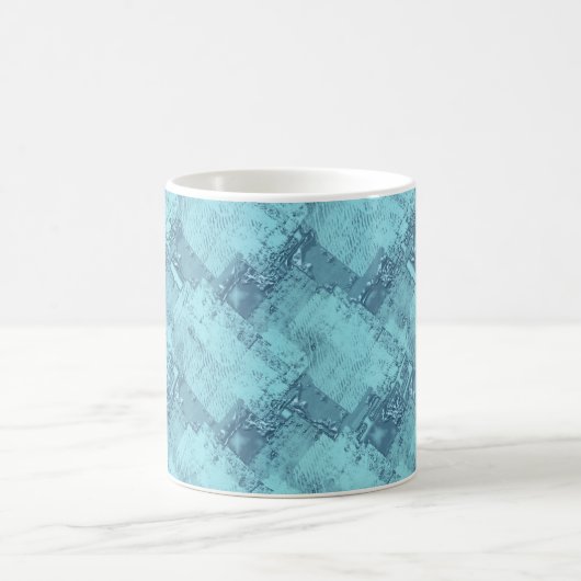 Textur, Wasser und Eis. Kaffeetasse (Mittel)