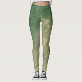 Textura16 de la obra Nuit "filtro dramático cálido Leggings