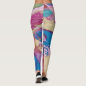 Textura5 de la obra Piña "filtro dramático cálido Leggings (Rückseite)
