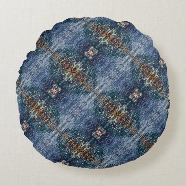 Textura #12 de obra Amanecer Rundes Kissen (Vorderseite)