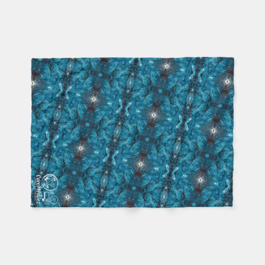 Textura #12 de obra Horizonte Fleecedecke (Vorderseite (Horizontal))