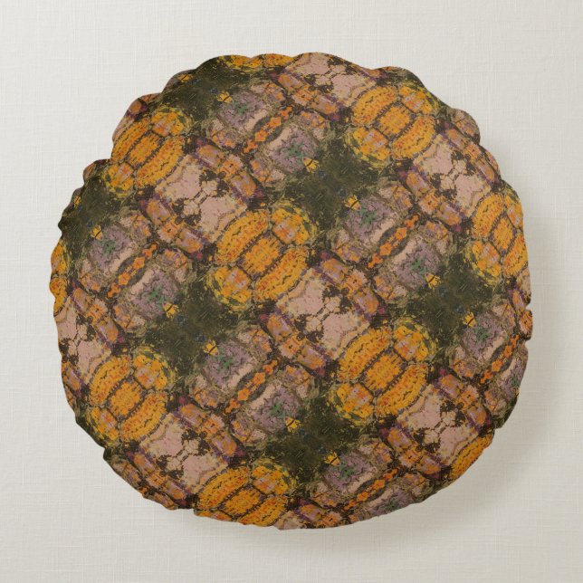 Textura #12 de obra La roca Rundes Kissen (Vorderseite)