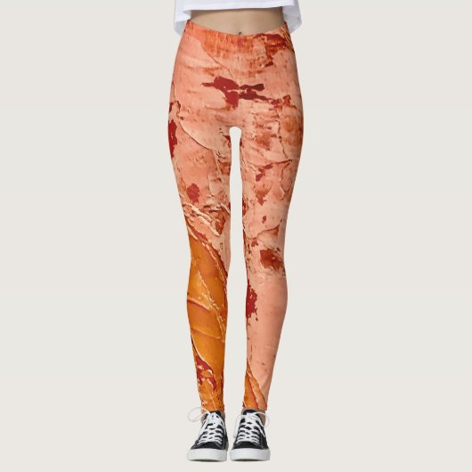 Textura #14 de la obra El corazón de los... Leggings (Vorderseite)