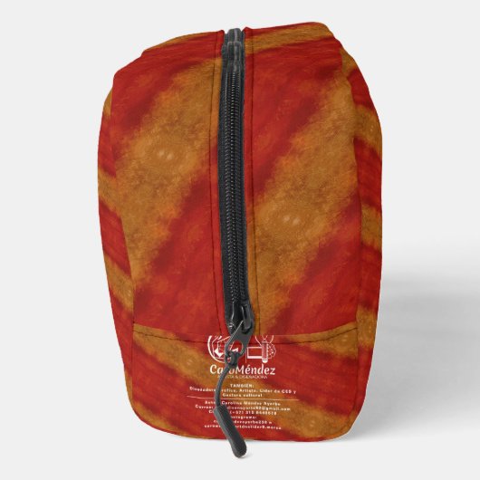 Textura #15 de la obra Fantasía y realidad Waschbeutel (Rechts)