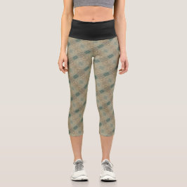 Textura #15 de obra Amanecer Capri Leggings