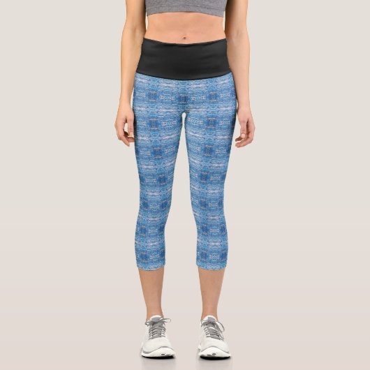 Textura #16 de obra La roca Capri Leggings (Vorderseite)