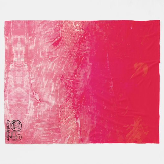 Textura #17 de la obra Fantasía y realidad Fleecedecke (Vorderseite (Horizontal))