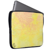 Textura #18 de la obra Nuit Laptopschutzhülle (Vorne Rechts)