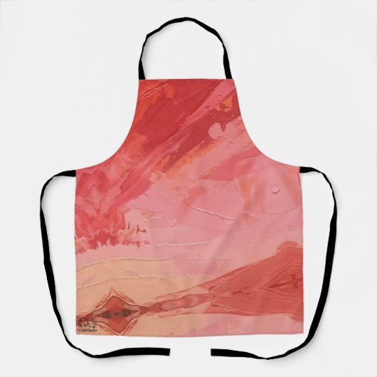 Textura #1 de la obra El corazón de los... Schürze (Vorderseite)