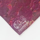 Textura #1 de la obra La puesta del sol Fleecedecke (Ecke)