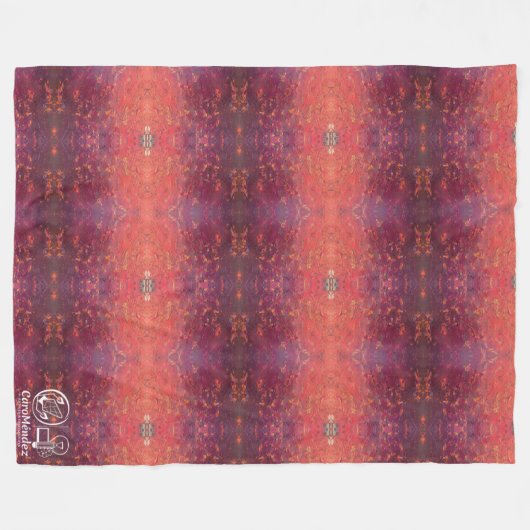 Textura #1 de la obra La puesta del sol Fleecedecke (Vorderseite (Horizontal))