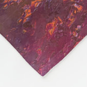 Textura #1 de la obra La puesta del sol Fleecedecke (Ecke)