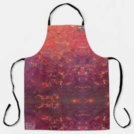 Textura #1 de la obra La puesta del sol Schürze