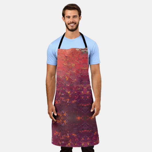 Textura #1 de la obra La puesta del sol Schürze (Getragen)